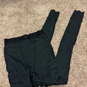 Skims Black Ribbed Leggings